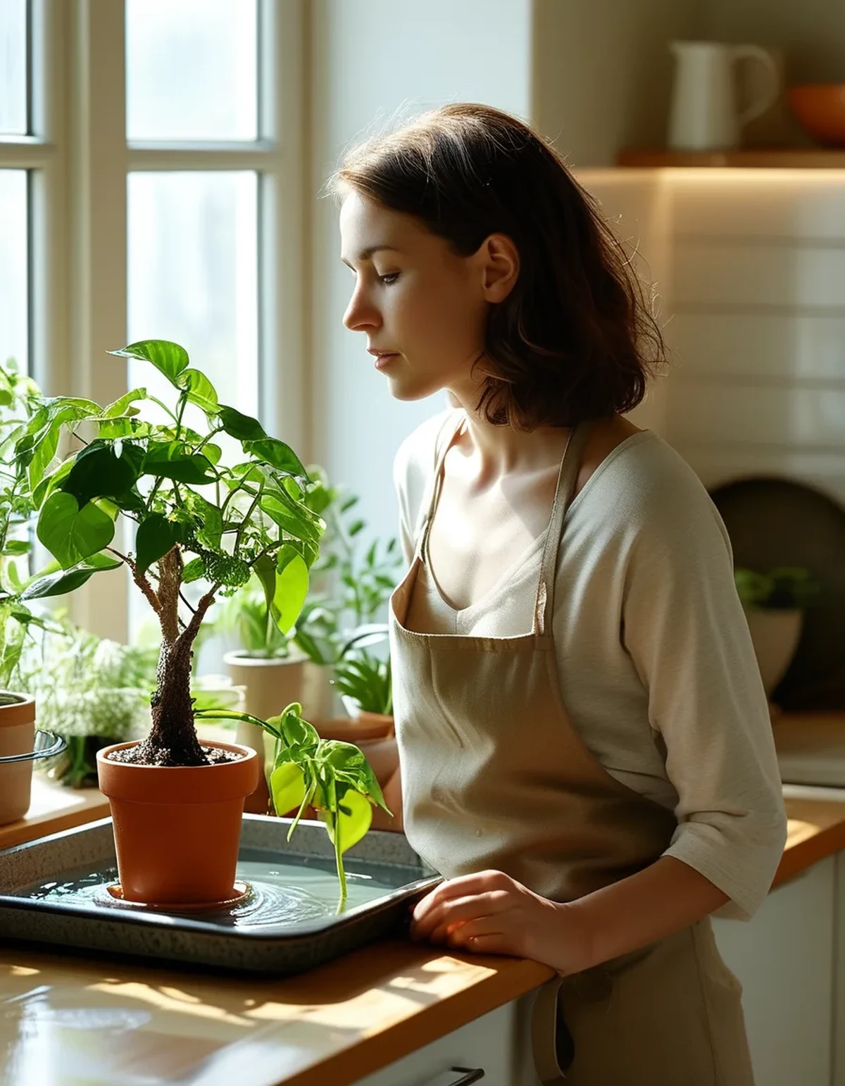 Why Bottom Watering Fixes Problems That Watering From Above Never Will