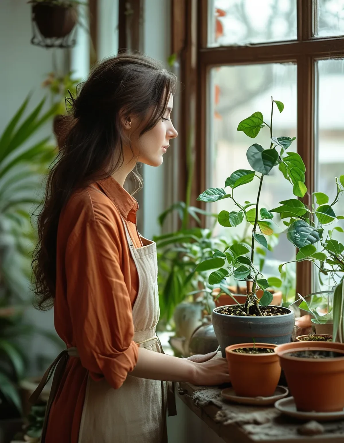 Why a Houseplant's New Leaves Sometimes Emerge Noticeably Smaller Than Its Older Ones
